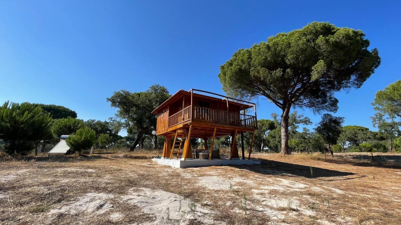Suspended Wooden House - Monte Da Cortica Villa Aguas de Moura Exterior photo