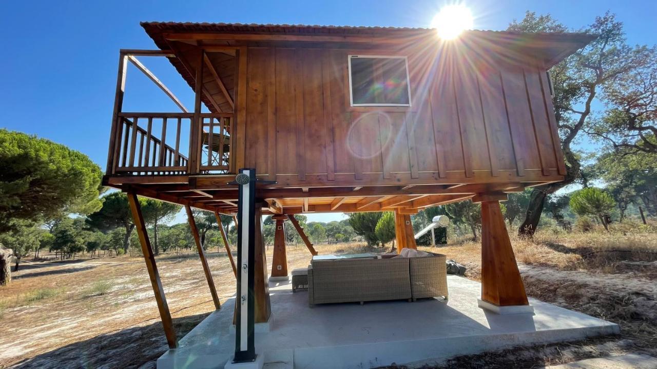 Suspended Wooden House - Monte Da Cortica Villa Aguas de Moura Exterior photo